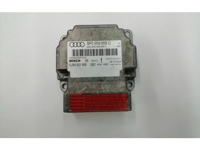 Блок подушек безопасности 8P0959655C, CENTRALITAAIRBAG   Audi A3 S3 A3 Sportback 8P