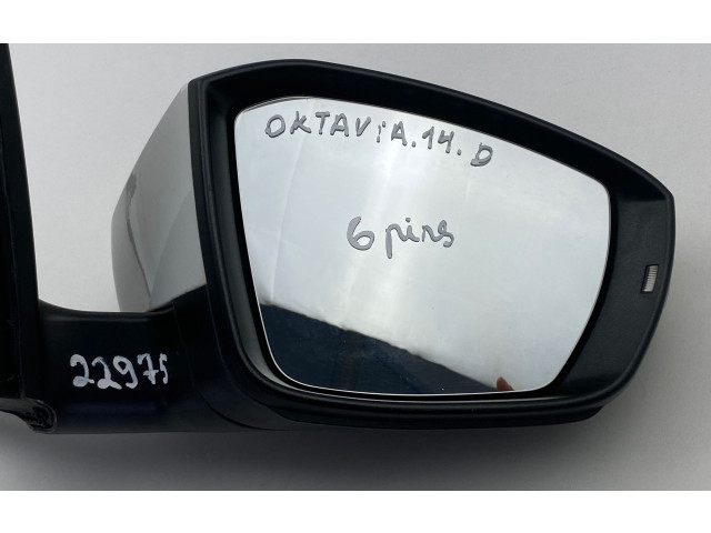 Зеркало электрическое Skoda Octavia Mk3 (5E) 2013 - 2019 года