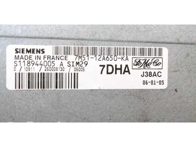 Řídící jednotka 7M5112A650KA Ford Focus C-MAX 2006