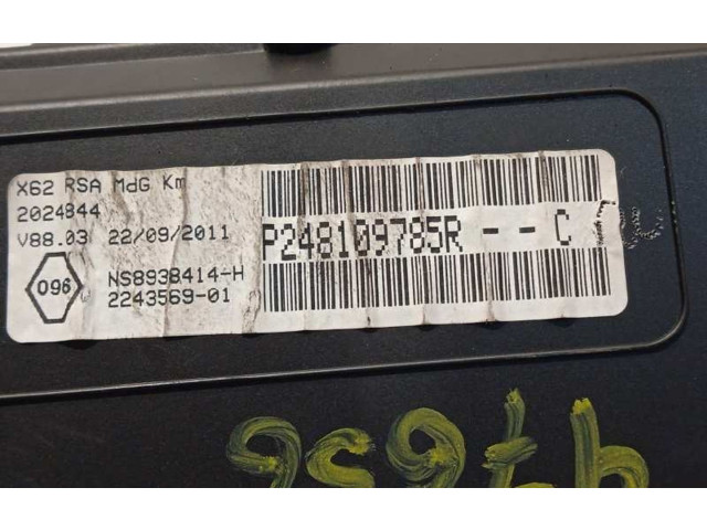 Спидометр (приборный щиток) 248109785R Renault Master III