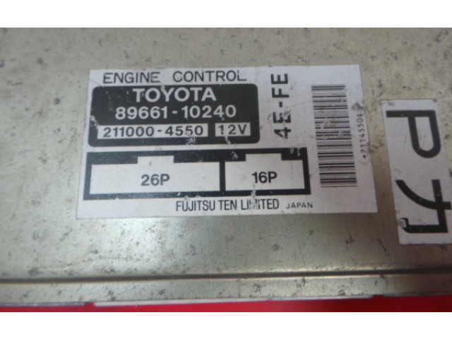 Řídící jednotka 89661, 10240   Toyota Starlet (P90) V 1996