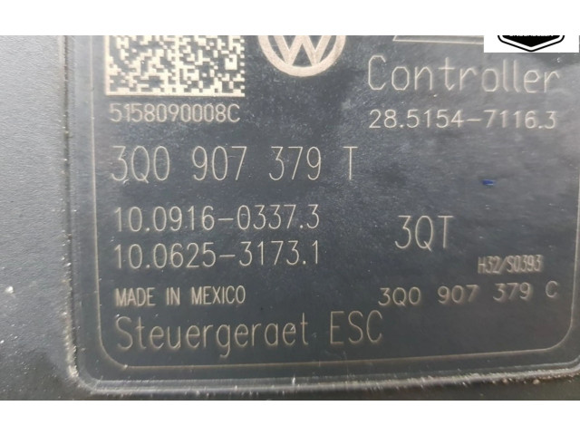 Блок АБС 3Q0614517T, 3Q0614517T Skoda Octavia Mk3 (5E) 2013 - 2019 года