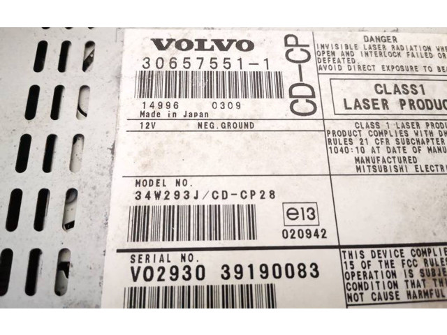 Радио/ проигрыватель CD/DVD / навигация 306575511, 30657551-1   Volvo XC90