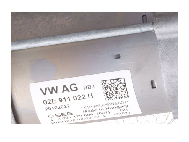 Поршень Стартер 02E911022H Volkswagen Golf VIII