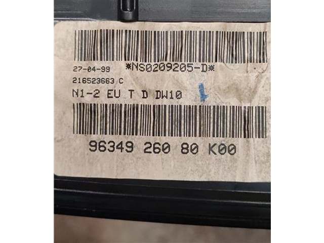 Přístrojová deska Citroen Berlingo 2007 9662745180, 9662745180