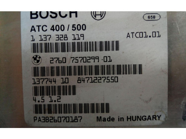 Блок управления коробкой передач 7570299   BMW X3 E83