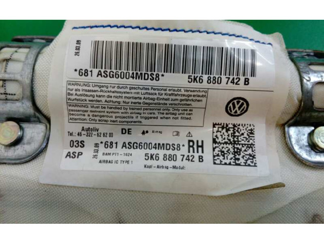 Подушка безопасности двери 5K6880742B Volkswagen Golf SportWagen