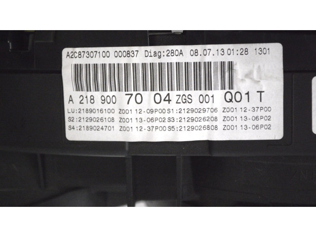 Панель приборов A2189016100, A2189024701   Mercedes-Benz CLS C218 X218       