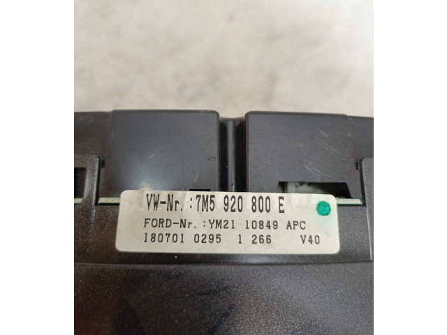 Панель приборов 7M5920800E, YM2110849APC Ford Galaxy