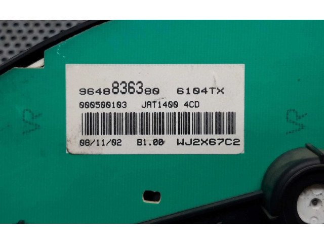 Přístrojová deska Citroen Berlingo 9648836380