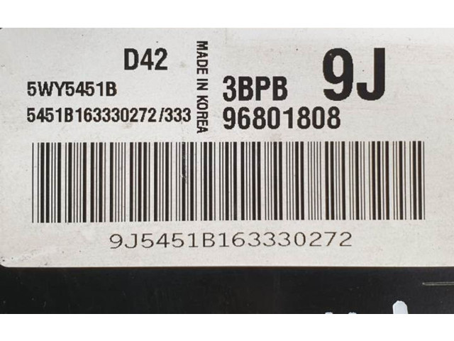 Блок управления двигателя    Chevrolet Matiz