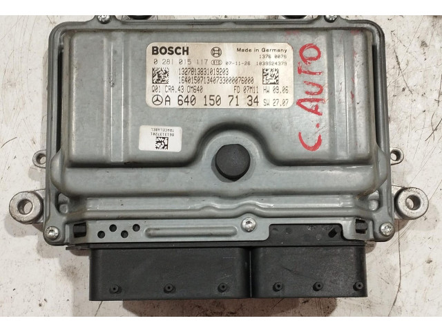 Řídící jednotka 0281015117, 0281015117 Mercedes-Benz A W169 2008