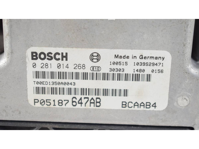 Řídící jednotka 0281014268 Dodge Caliber 2009