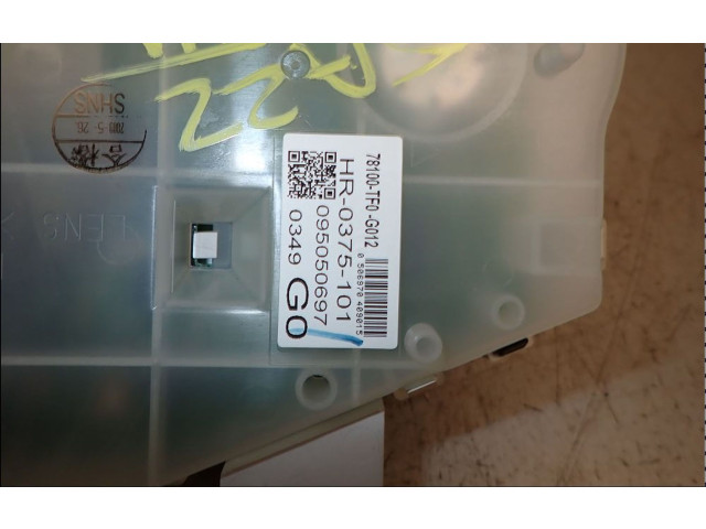 Панель приборов 78100TF0G52   Honda Jazz       