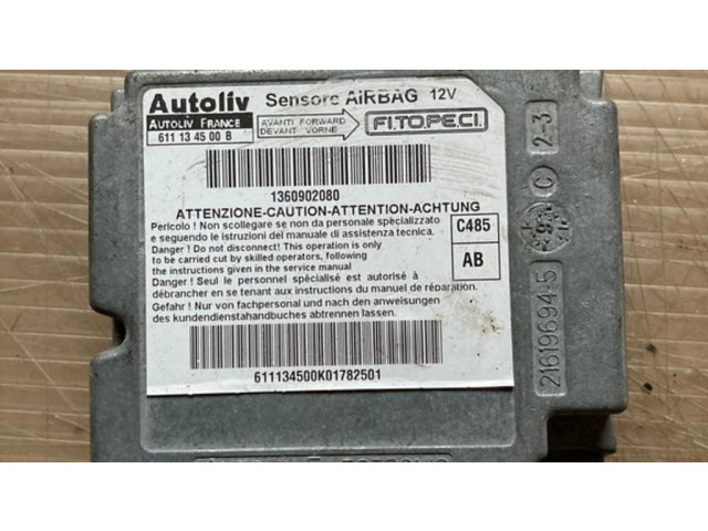 Блок подушек безопасности 1360902080, 611134500   Citroen Nemo