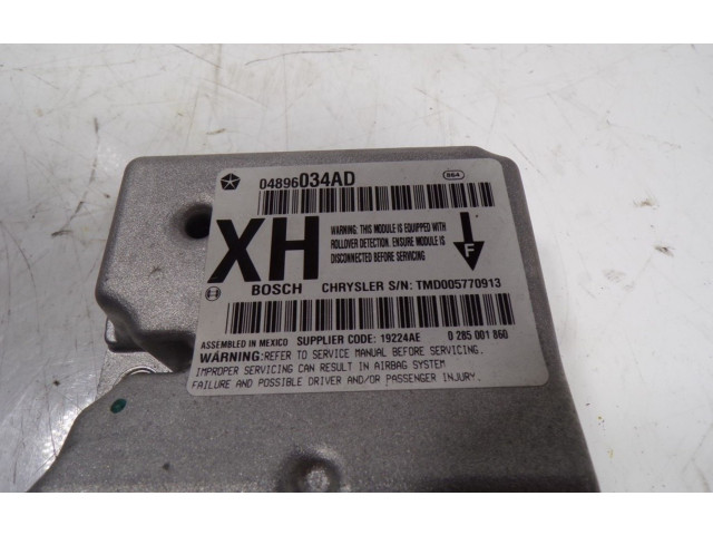 Блок подушек безопасности 4896034AD, 0285001860 Jeep Commander