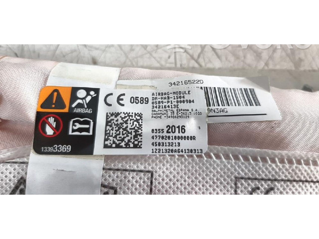 Боковая подушка безопасности 34252740D, 34216413E Citroen C3 Aircross