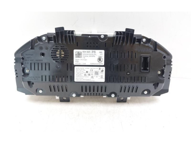 Панель приборов 654920310, 654920310   Skoda Fabia Mk4 (6VA)       