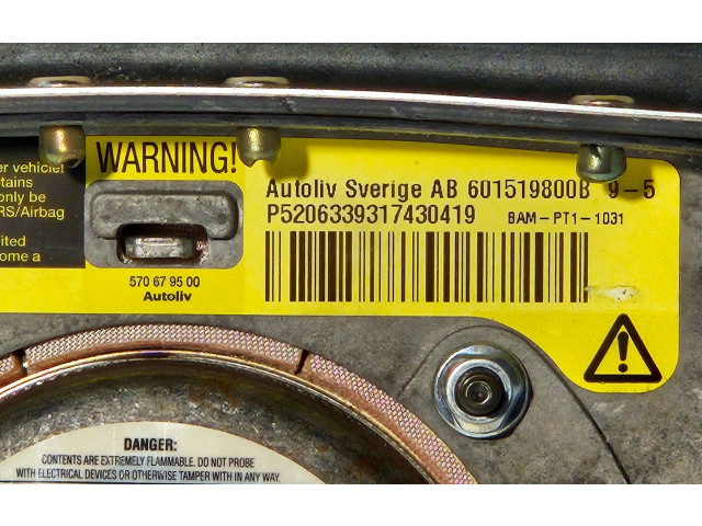 Подушка безопасности водителя 570679500 Saab 9-5