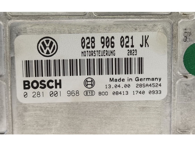 Блок управления двигателя 0281001968, 028906021JK Ford Galaxy