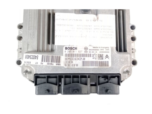 Řídící jednotka 0281011627, 9653958980 Peugeot 307 2005