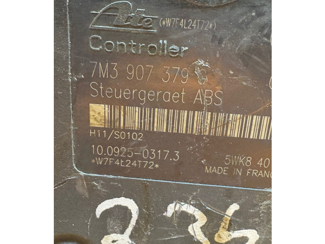 Блок АБС 7M3907379G, 10092503173 Ford Galaxy 1995 - 2000 года