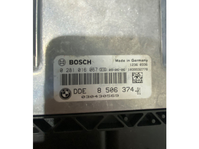 Řídící jednotka 8506374, 0281016067 BMW 5 E60 E61 2008
