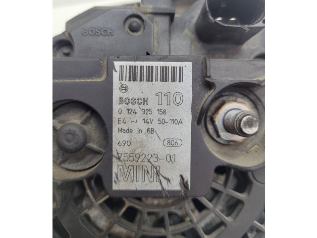 Генератор 0124325158, 7559223 Mini One - Cooper R50 - 53