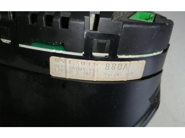 Панель приборов 6Y1919880A Skoda Fabia Mk1 (6Y)