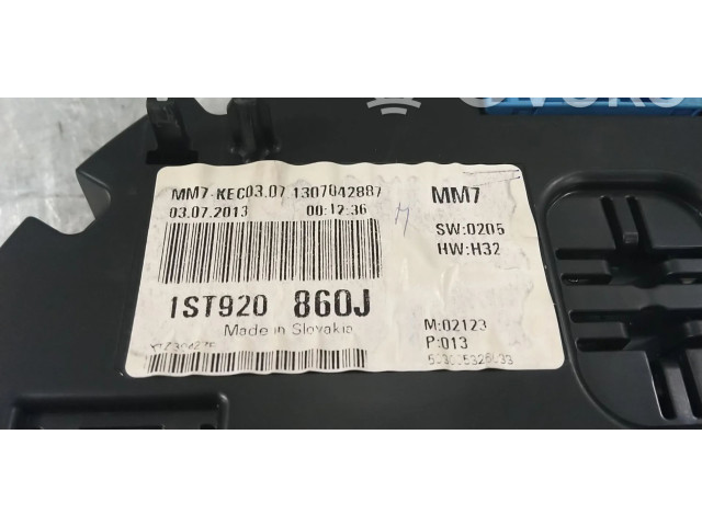 Панель приборов 1ST920860J Skoda Citigo