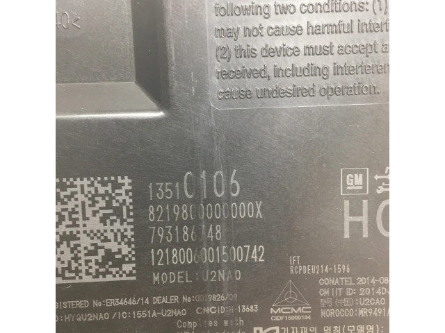 Блок управления 13510106   Chevrolet Camaro