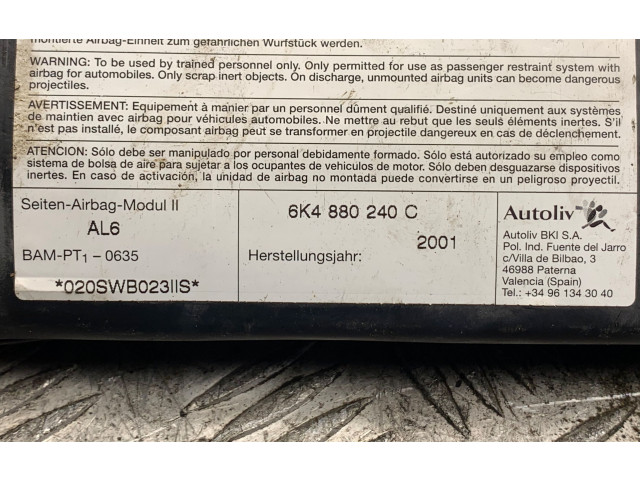 Подушка безопасности в сиденье 6K4880240C   Seat Cordoba (6K)