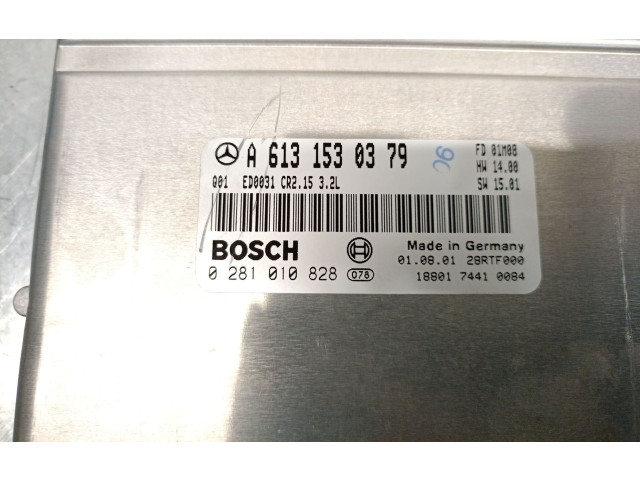 Řídící jednotka A6131530379, 0281010828BOSCH Mercedes-Benz Sprinter W901 W902 W903 W904 2001