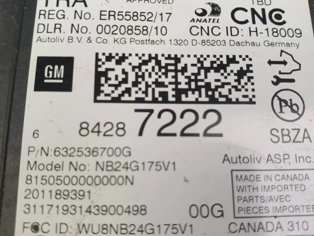 Датчик слепых зон 84287222, 632536700G Chevrolet Camaro