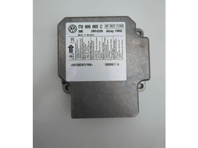Блок подушек безопасности 1T0909605C, 5WK43518   Volkswagen Touran I