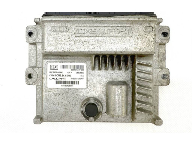 Блок управления двигателя 9809447980, 28528899 Citroen Jumper