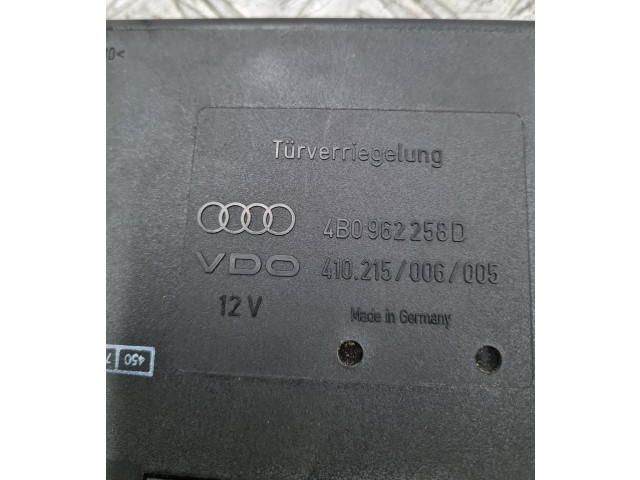 Блок комфорта 4B0962258D, 4B0962258D   Audi A6 S6 C5 4B   