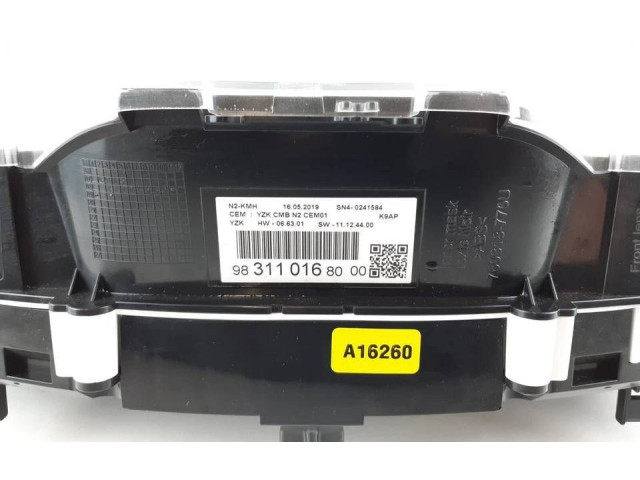 Панель приборов 9831101680, 983110168000 Peugeot Partner III