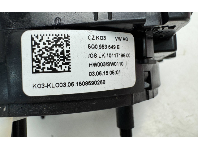 Подрулевой шлейф SRS 5Q0953549E Volkswagen Golf Sportsvan