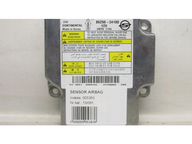 Блок подушек безопасности 8625034180 SsangYong Korando