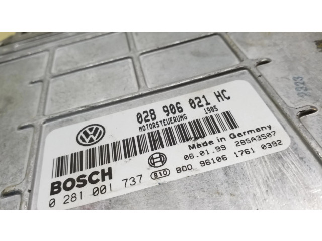 Блок управления двигателя 028906021HC, 0281001737 Ford Galaxy