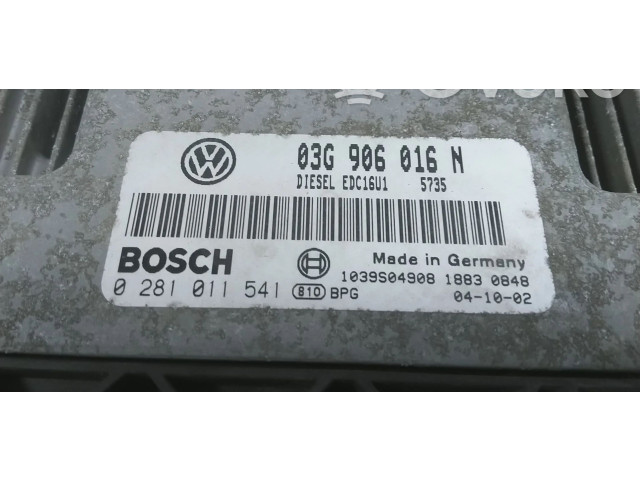 Řídící jednotka 03G906016N, 0281012168   Volkswagen Caddy 2004