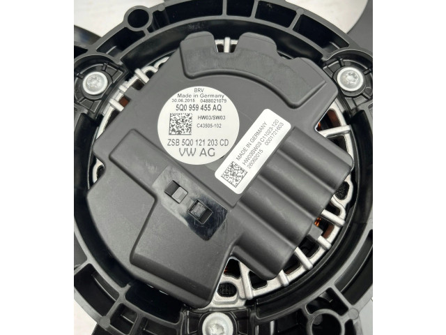 Электрический вентилятор радиаторов 5Q0959455AQ, 5Q0121203CD Audi Q3 F3