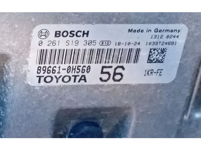 Блок управления двигателя 89661-0H560   Peugeot 108