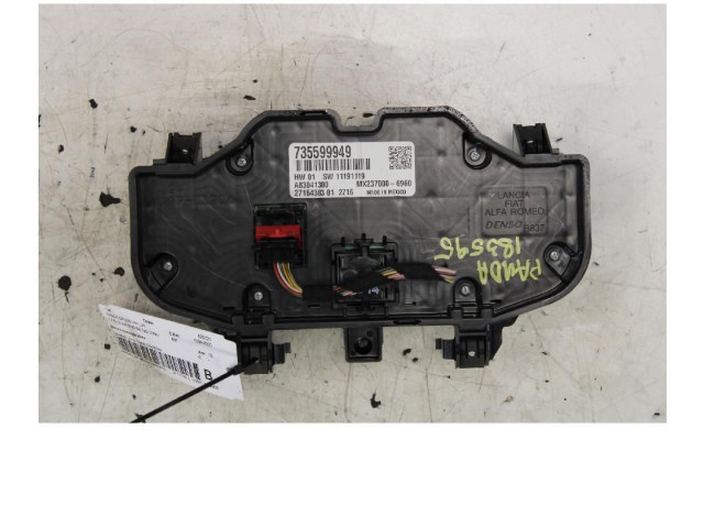Блок управления климат-контролем 735599949   Fiat Panda III