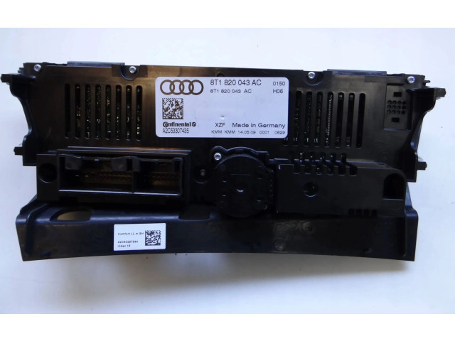 Блок управления климат-контролем 8T1820043AC Audi A5 8T 8F