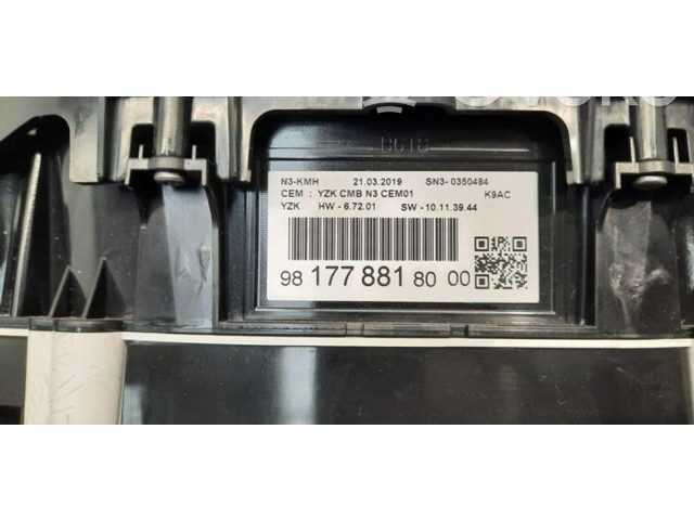 Přístrojová deska  Citroen Berlingo 2019 9817788180  