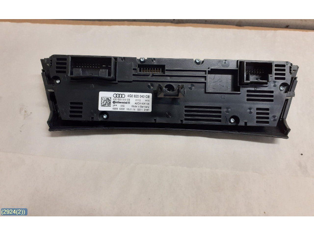 Блок управления климат-контролем 4G0820043CB   Audi A6 S6 C7 4G