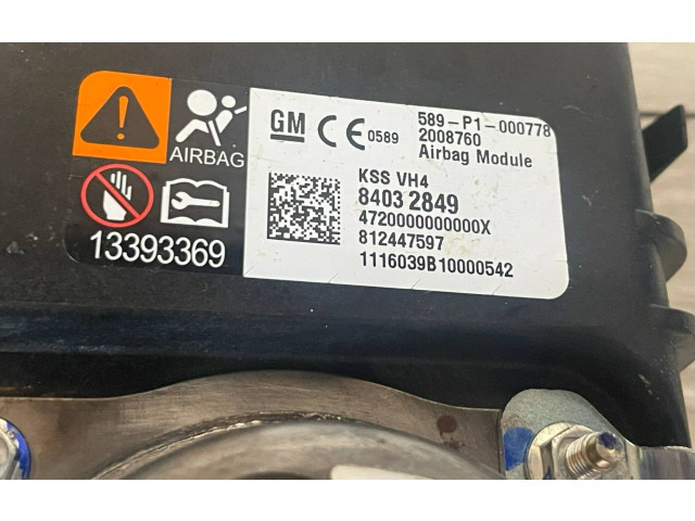 Подушка безопасности пассажира 84032849, 4720000000000X Chevrolet Camaro