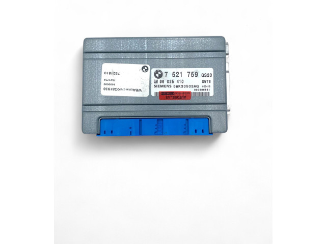 Блок управления коробкой передач 7521759, 5WK33503AG   BMW 3 E46